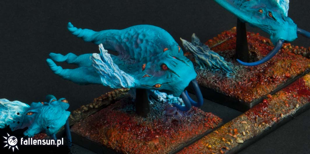 Chaos Daemons - Warhammer - Tzeentch Screamers - Sky Serpent - t9a 